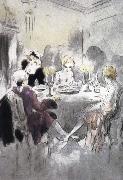 Louis Lcart Dinner painting